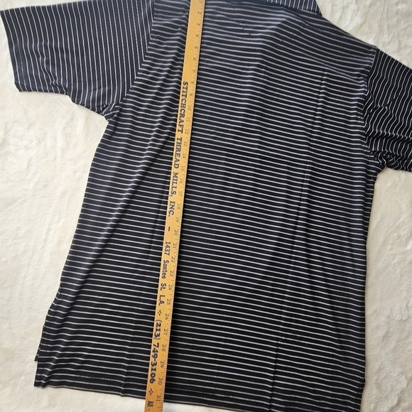 Bobby Jones Performance Men’s XL Golf Shirt Stripe Men’s NWT NEW corporate logo - Picture 7 of 10